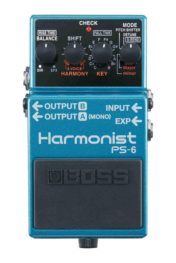 Boss PS6 Harmonist Pedal 3 Voice Guitar Harmony Effects Pedal For Discount