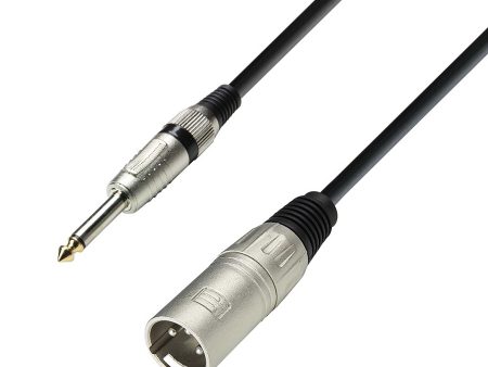 Adam Hall Cables 3 STAR MMP 0300 Unbalanced Cable XLR Male to Jack TS - 3 M Hot on Sale