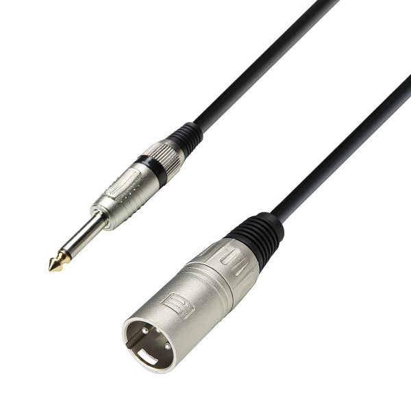 Adam Hall Cables 3 STAR MMP 0300 Unbalanced Cable XLR Male to Jack TS - 3 M Hot on Sale