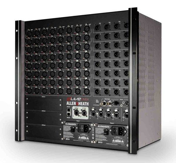 Allen & Heath dLive DM64 MixRack with 64 Line Inputs and 32 Line Outputs Sale