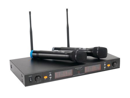 ADJ WM219, Two-Channel UHF Wireless Handheld Microphone System Sale