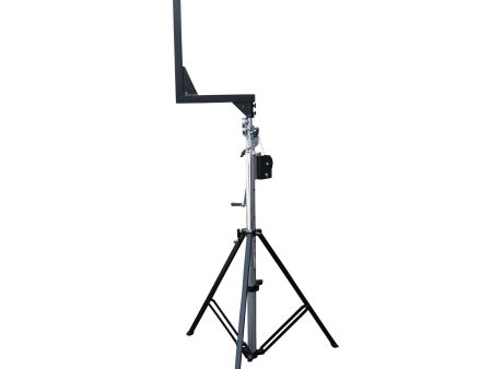 ProX XT-LA567-14FT220, Telescopic C-Shape Support for Small Line Array Speakers Max Load Incl XT-CRANK14FT220 Crank Stand Hot on Sale