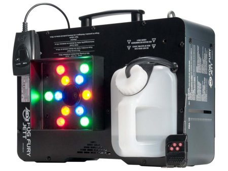 ADJ FOG FURY JETT, 700W Professional DMX Vertical Fog Machine with 12x 3-Watt LED Online