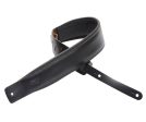 Levy s Leathers DM1PD-BLK 3″ Leather Guitar Strap - Black Sale