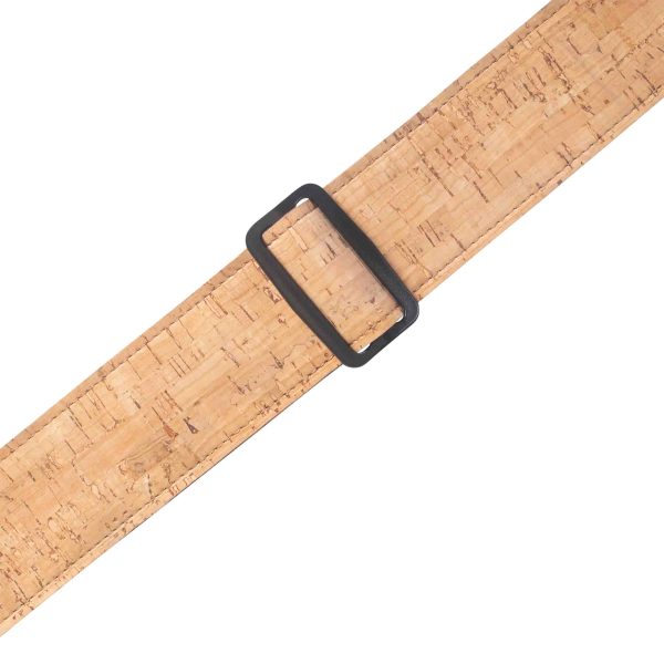 Levy s Leathers MX8-NAT 2-inch Cork Guitar Strap in Natural Fashion