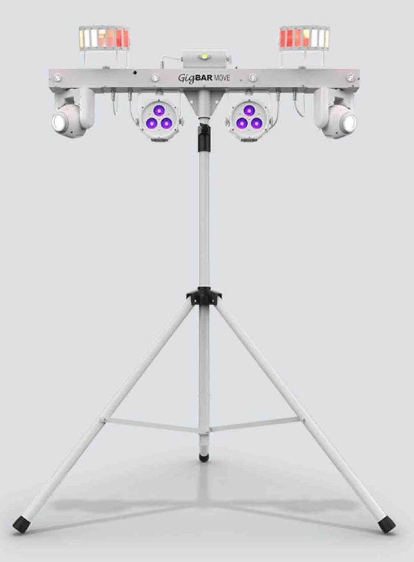 B-Stock: Chauvet DJ GIGBAR MOVE 5-in-1 Lighting System with Pre-Mounted On a Single Bar- White Online Hot Sale