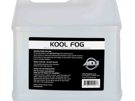 ADJ Lighting KOOL FOG Low Lying Fog Fluid - 4 Litre For Sale