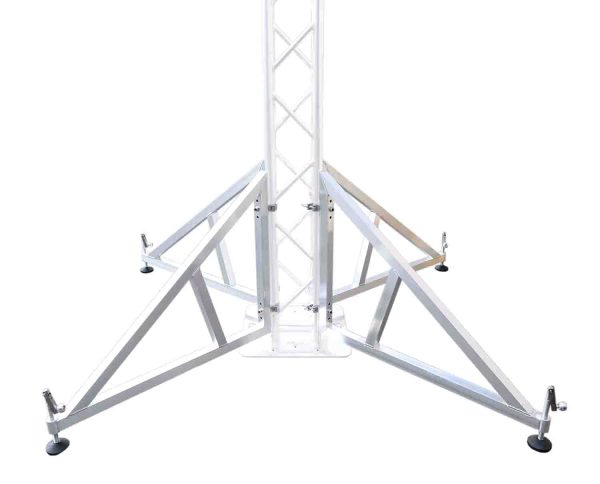 ProX XT-AC463X2 Pair of Vertical truss towers outrigger Leg Stabilizers with 2 clamps for F34 and 12  Bolted Truss 2  Pipe Diameter For Sale