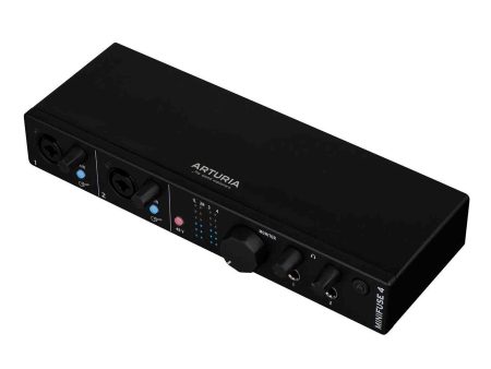 Arturia MiniFuse 4 Portable 4x4 USB Type-C Audio MIDI Interface - Black Online now