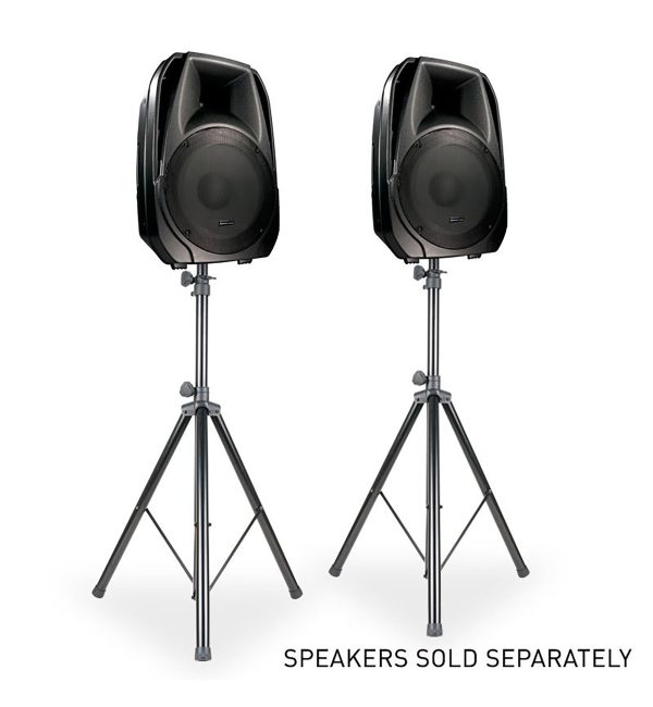 ADJ SPSX2B, Two Universal Speaker Stands with a Carrying Bag on Sale