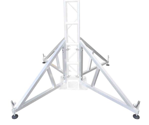 ProX XT-AC463X2 Pair of Vertical truss towers outrigger Leg Stabilizers with 2 clamps for F34 and 12  Bolted Truss 2  Pipe Diameter For Sale