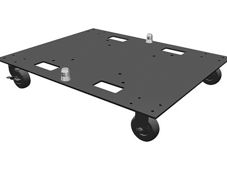 Global Truss BASE PLATE 24x30WC, Steel Base Plate with Casters for F34 DT44P Truss - 24x30 Inch on Sale