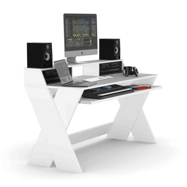 Glorious Sound Desk Pro for Professional Studio Workstation - White Discount