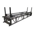 ProX XT-PRERIG10FTBLK, 10  FT Pre-Rig Truss Segment with Removable Rolling Base System - Black Fashion