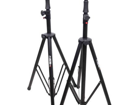 ProX T-SS82P Set of 2 Pro Air Speaker stand in Black with Carry Bags Hot on Sale