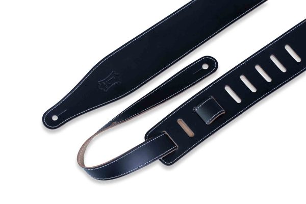 Levy s Leathers DM17-BLK Leather Guitar Strap - Black For Cheap