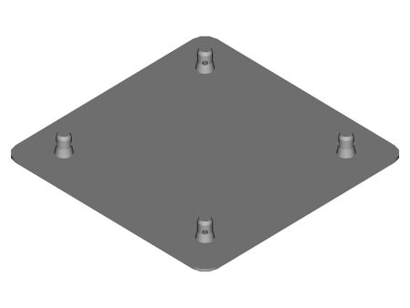 Global Truss SQ-4187, Aluminum Truss Base Plate - 16 x 16 Inches Supply