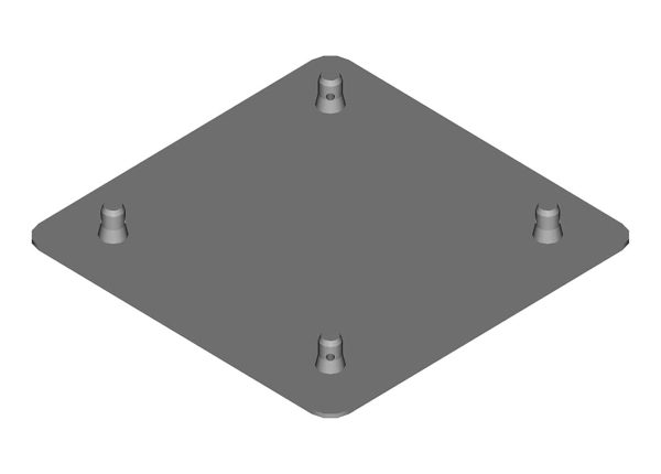 Global Truss SQ-4187, Aluminum Truss Base Plate - 16 x 16 Inches Supply