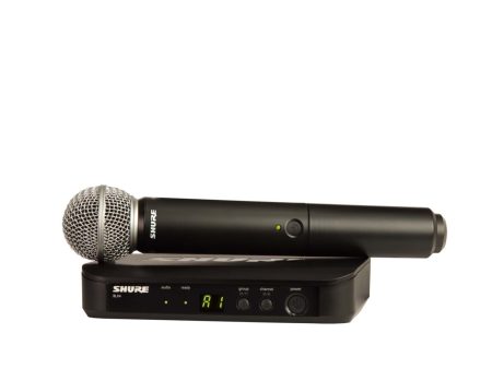 B-Stock: Shure BLX24 SM58-H10 Handheld Wireless Microphone System with SM58 - H10 (542-572 MHz) Fashion