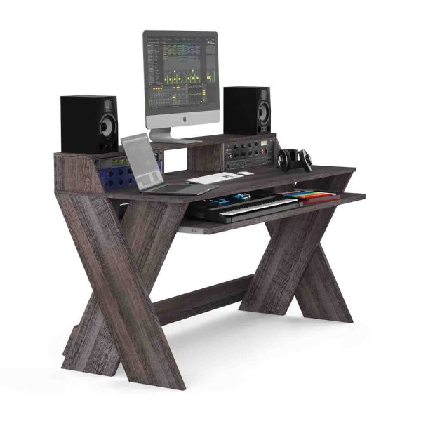 Glorious Sound Desk Pro for Professional Studio Workstation - Walnut Fashion