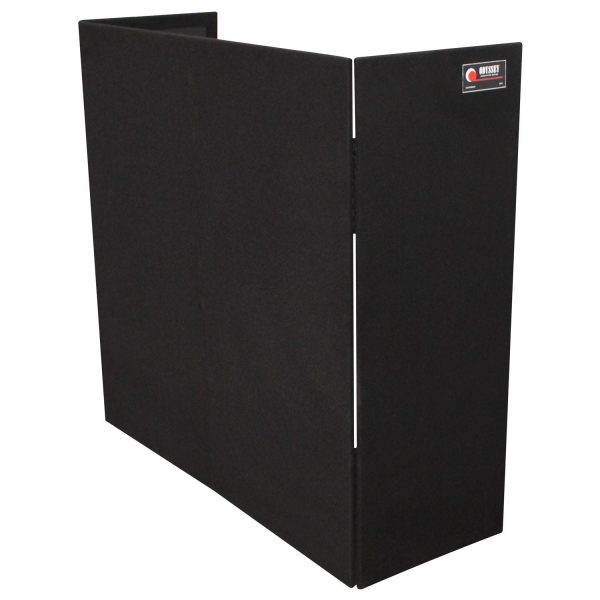 Open Box: Odyssey CF4848, 48″ Wide x 48″ All-Black Pro DJ Facade on Sale