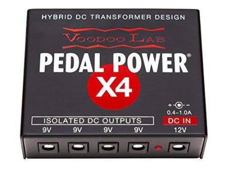 Voodoo Lab Pedal Power X4 Isolated 4-output Guitar Pedal Power Supply For Cheap