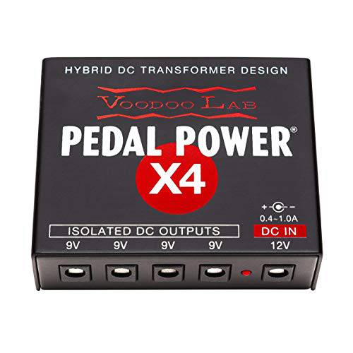 Voodoo Lab Pedal Power X4 Isolated 4-output Guitar Pedal Power Supply For Cheap