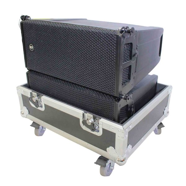 B-Stock: ProX X-RCF-HDL6ALAX2W, Line Array Flight Case for 2 RCF HDL6-A HDL26-A Speakers with Wheels Sale