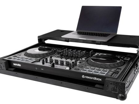 B-Stock: Headliner HL10012 Pitch Black Flight Case for DDJ-FLX10 with Laptop Platform For Sale