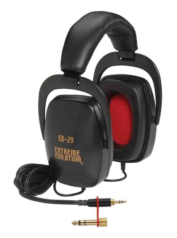 B-Stock: Direct Sound EX-29 Dynamic Closed Headphones with 10  Headphone Extension Cable - Black Fashion