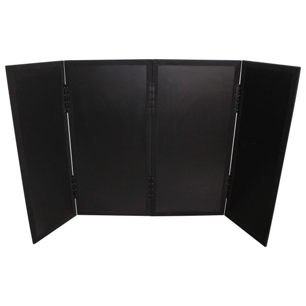 Open Box: Odyssey CF4848, 48″ Wide x 48″ All-Black Pro DJ Facade on Sale