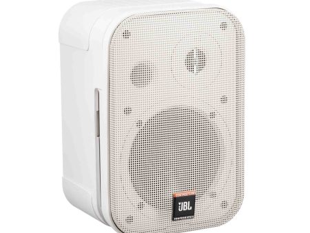 JBL C1PRO-WH, 5  Two-Way Professional Compact Loudspeaker - Single White Speaker Online Hot Sale