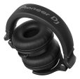 B-Stock: Pioneer DJ HDJ-CUE1BT-K On-Ear DJ Headphones with Bluetooth - Black Fashion