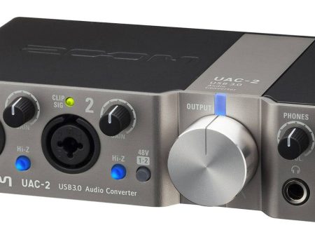 Zoom UAC-2 Super Speed Audio Interface With 2 Combo Balanced XLR TRS Sale