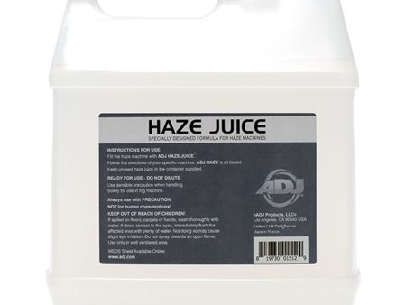 ADJ HAZE G Liquid for Haze Generator Fog Machine - 1 Gallon on Sale