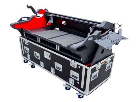 ProX XZF-DIGQ3382X2U, Quantum 338 Flip-Ready Hydraulic Console Flight Case for DiGiCo Hot on Sale