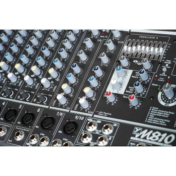 Yorkville Sound M810-2, 10+2 Channel Stereo Box Mixer - 2x400W For Cheap