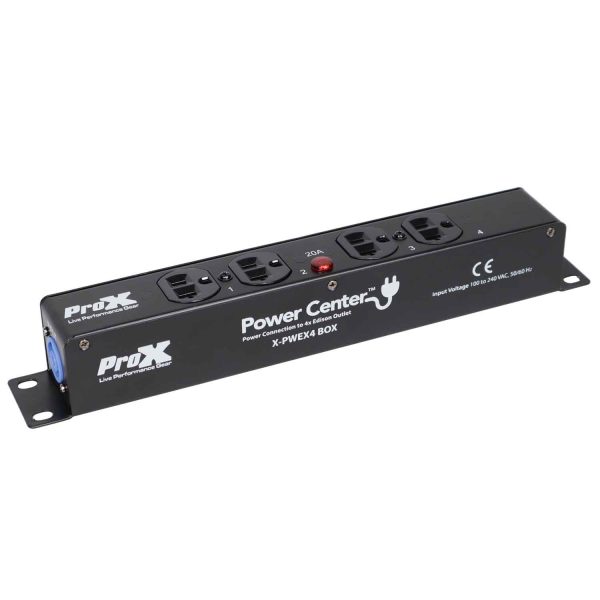 B-Stock: ProX X-PWEX4 BOX Power Center for Indoor Power Connector Compatible to 4X Edison Power Outlet Discount