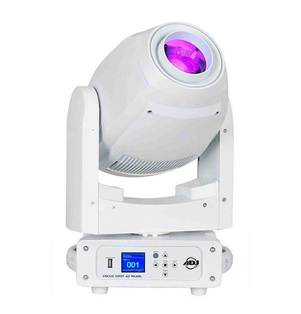 ADJ Focus Spot 4Z Pearl, Moving Head Spot Fixture with Motorized Focus and Zoom - White Cheap