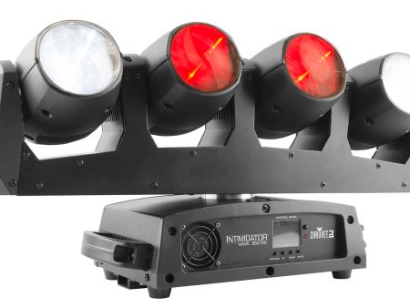 Chauvet DJ INTIMWAVE360IRC Intimidator Wave 360 IRC LED Moving Heads (4) | Stage Lights Hot on Sale