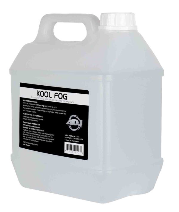 ADJ Lighting KOOL FOG Low Lying Fog Fluid - 4 Litre For Sale