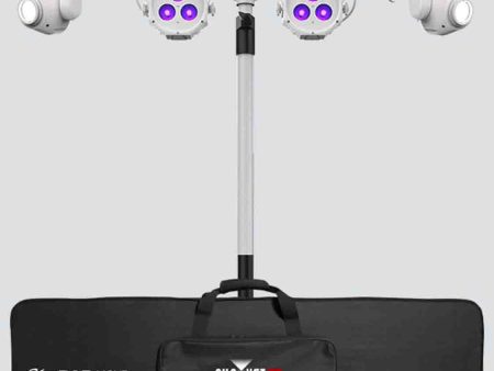 B-Stock: Chauvet DJ GIGBAR MOVE 5-in-1 Lighting System with Pre-Mounted On a Single Bar- White Online Hot Sale