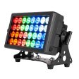 ADJ 32 Hex Panel IP, IP65 Rated Wash   Blinder   Uplight   Color Strobe Fixture - Black Online Sale