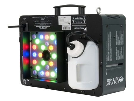 ADJ Fog Fury Jett Pro, High Output Multi Positional Fog Machine with LEDs and Wireless DMX Online Sale