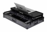 Odyssey FZGSDDJREV5CWBL, 1U Flight Case for DDJ-REV5 Controller with Glide Style Laptop Platform and Corner Wheels - Black Label Hot on Sale