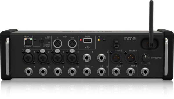 Midas MR12, 12 Input Digital Mixer for iPad Android Tablets on Sale