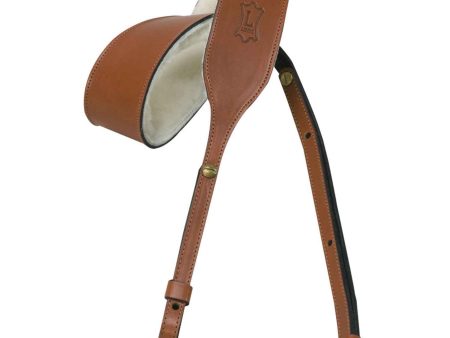 Levy s Leathers PMB32-WAL 2″ Veg-tan Leather Banjo Strap - Brown For Discount