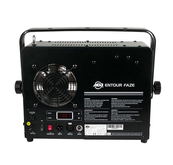 ADJ Entour Faze, Water Based Faze Machine with DMX Control - 450 Watt Supply