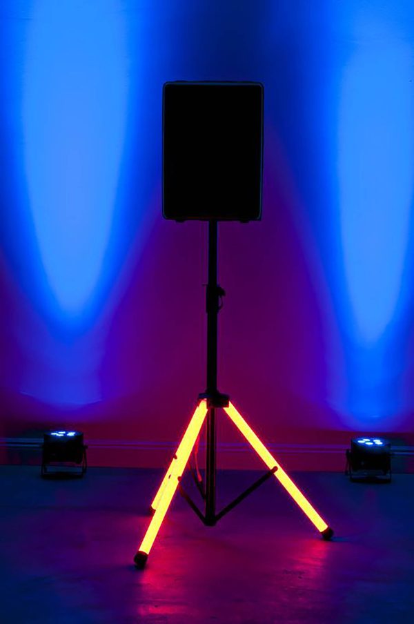 ADJ Color Stand LED, Speaker Stand with Color LEDs and IR Control on Sale