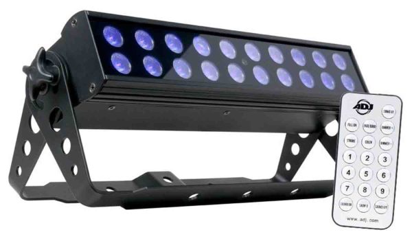 ADJ UV LED BAR20 IR, Ultraviolet LED Black Light with UC IR Wireless Remote Sale